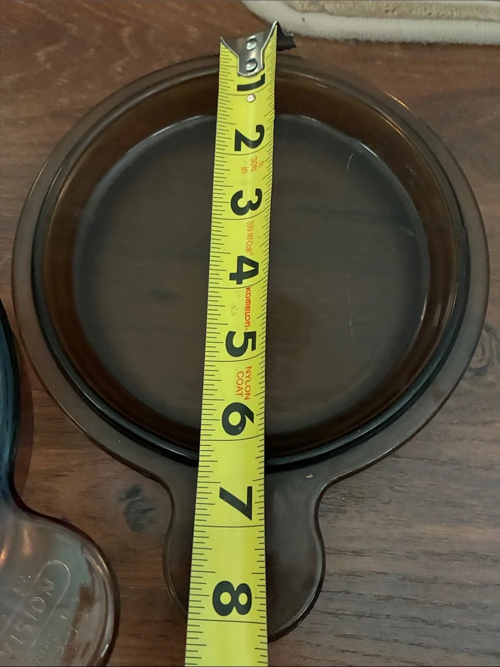 Vintage Corningware VISIONS AMBER GRAB IT BOWL WITH LID V240B Cookware